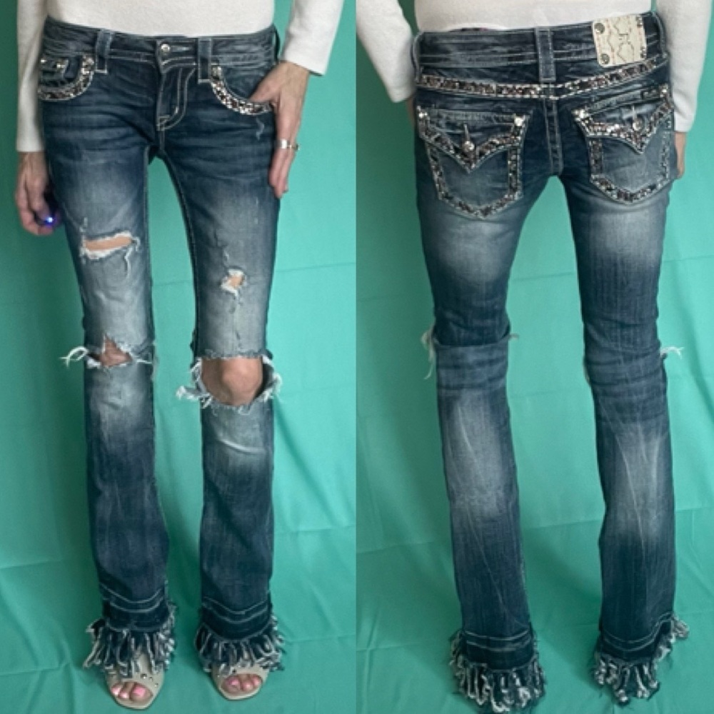 Miss me signature boot, cut size 25 jeans - Picture 12 of 17